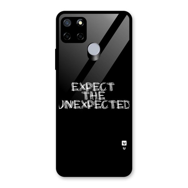 Expect The Unexpected Glass Back Case for Realme C12