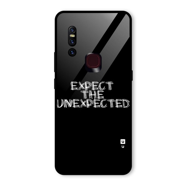 Expect The Unexpected Glass Back Case for Vivo V15