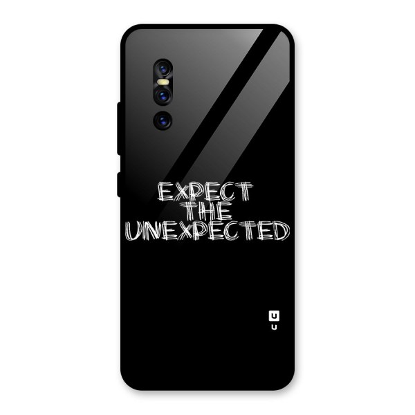 Expect The Unexpected Glass Back Case for Vivo V15 Pro