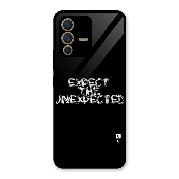 Expect The Unexpected Glass Back Case for Vivo V23 5G