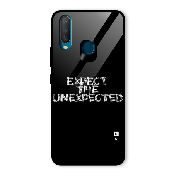 Expect The Unexpected Glass Back Case for Vivo Y15