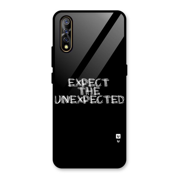 Expect The Unexpected Glass Back Case for Vivo Z1x