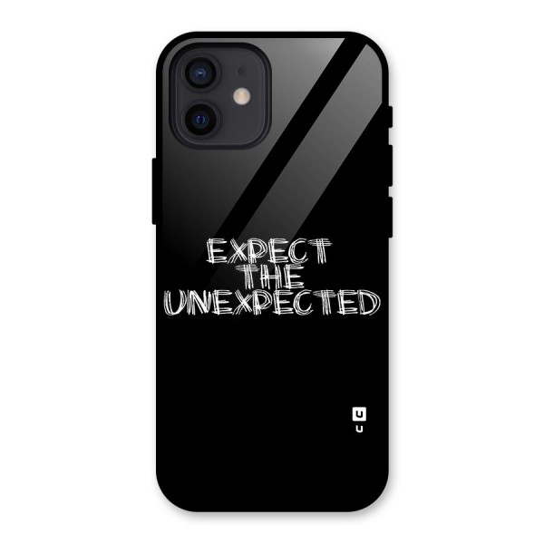 Expect The Unexpected Glass Back Case for iPhone 12