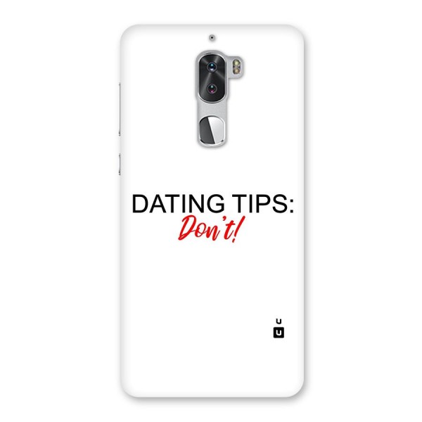 Expert Dating Tip Back Case for Coolpad Cool 1