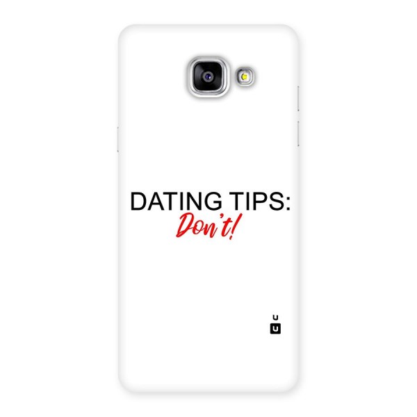 Expert Dating Tip Back Case for Galaxy A5 2016