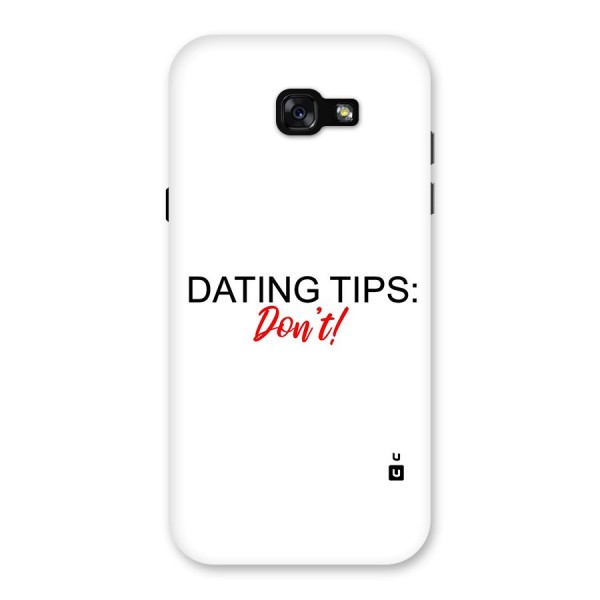 Expert Dating Tip Back Case for Galaxy A7 (2017)