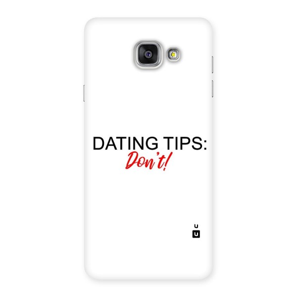 Expert Dating Tip Back Case for Galaxy A7 2016