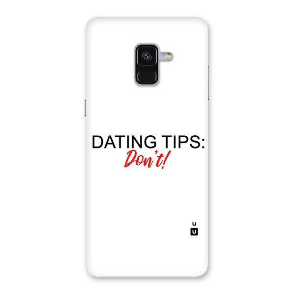 Expert Dating Tip Back Case for Galaxy A8 Plus