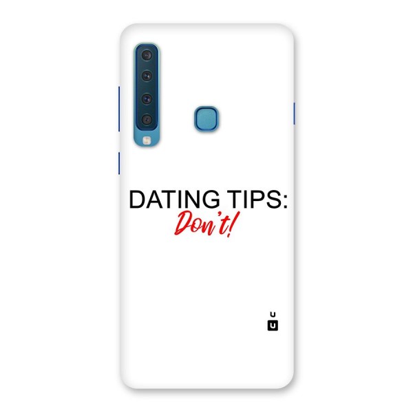 Expert Dating Tip Back Case for Galaxy A9 (2018)