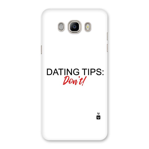 Expert Dating Tip Back Case for Galaxy On8