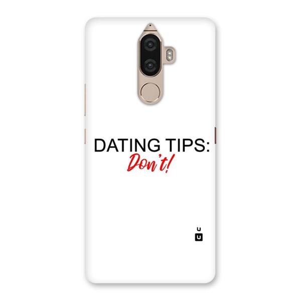 Expert Dating Tip Back Case for Lenovo K8 Note