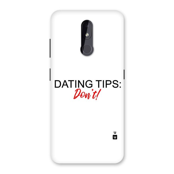 Expert Dating Tip Back Case for Nokia 3.2