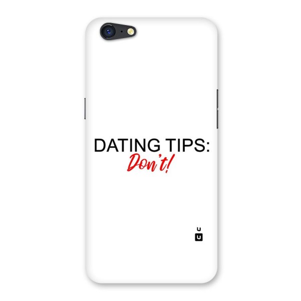 Expert Dating Tip Back Case for Oppo A71