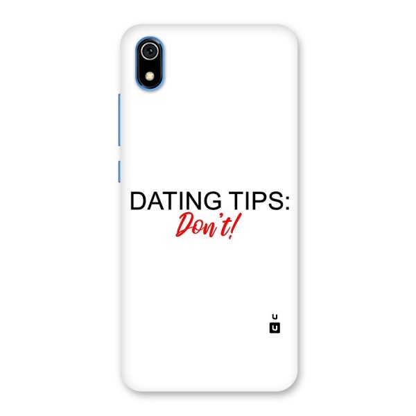 Expert Dating Tip Back Case for Redmi 7A