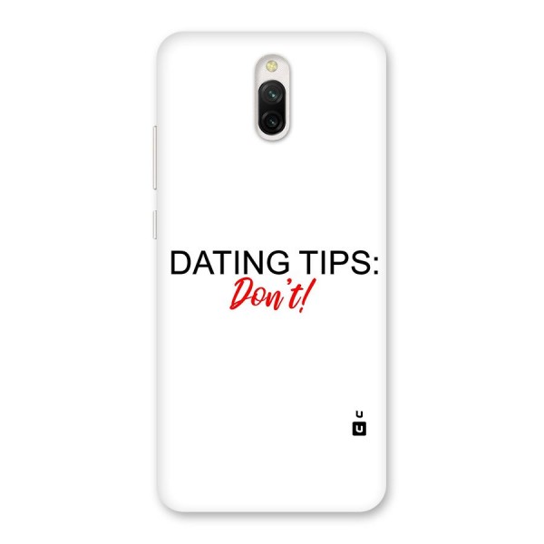 Expert Dating Tip Back Case for Redmi 8A Dual