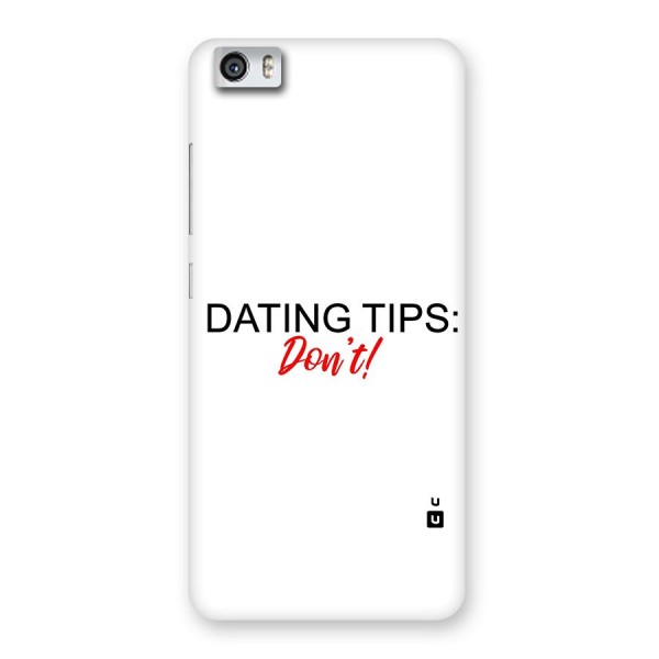 Expert Dating Tip Back Case for Xiaomi Redmi Mi5