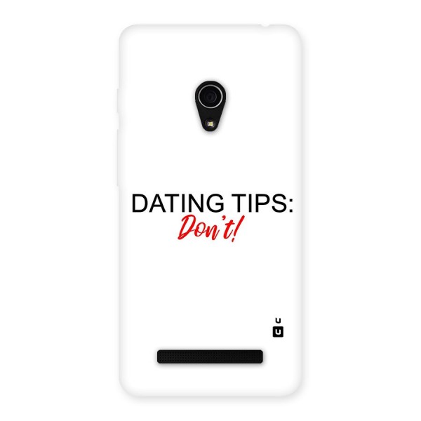 Expert Dating Tip Back Case for Zenfone 5