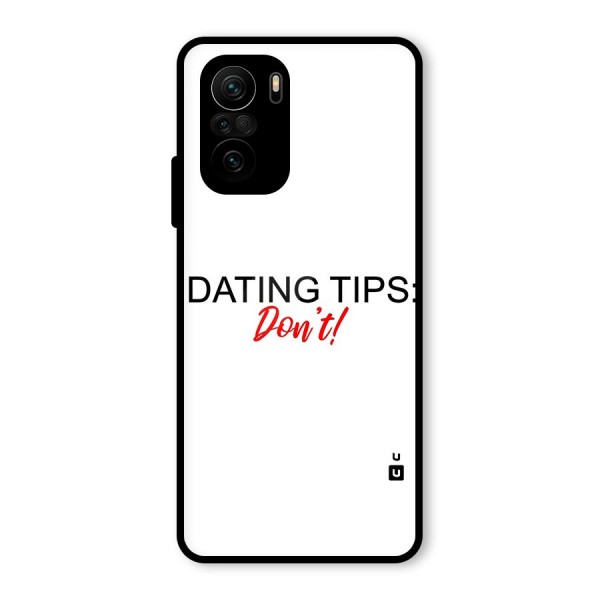 Expert Dating Tip Glass Back Case for Mi 11x