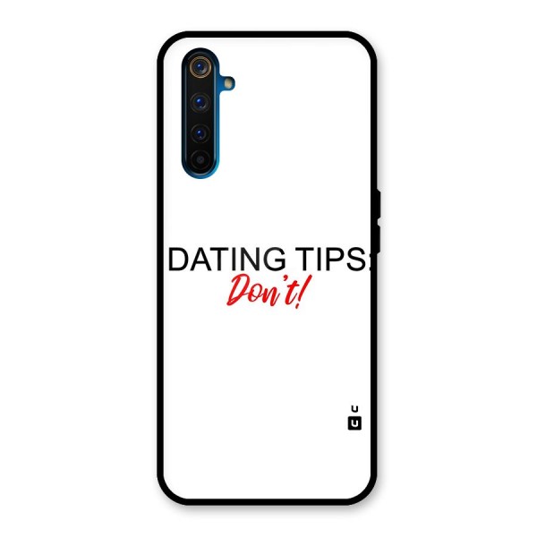 Expert Dating Tip Glass Back Case for Realme 6 Pro