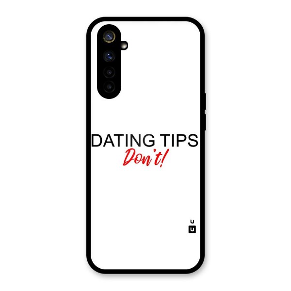 Expert Dating Tip Glass Back Case for Realme 6i