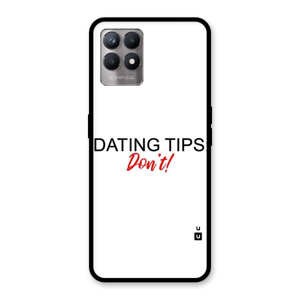 Expert Dating Tip Glass Back Case for Realme 8i