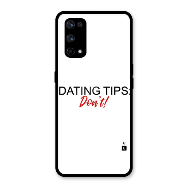 Expert Dating Tip Glass Back Case for Realme X7 Pro