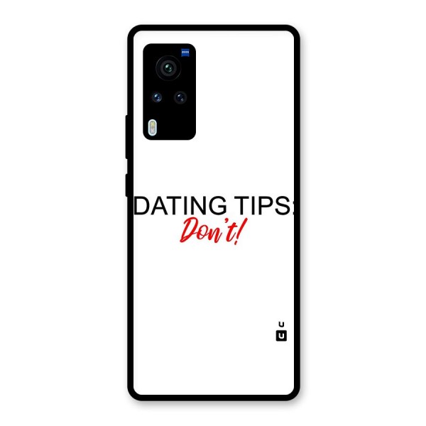 Expert Dating Tip Glass Back Case for Vivo X60 Pro