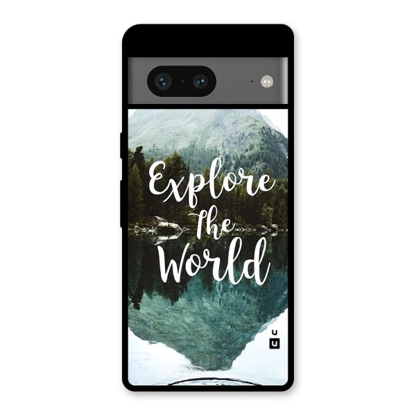 Explore The World Glass Back Case for Google Pixel 7