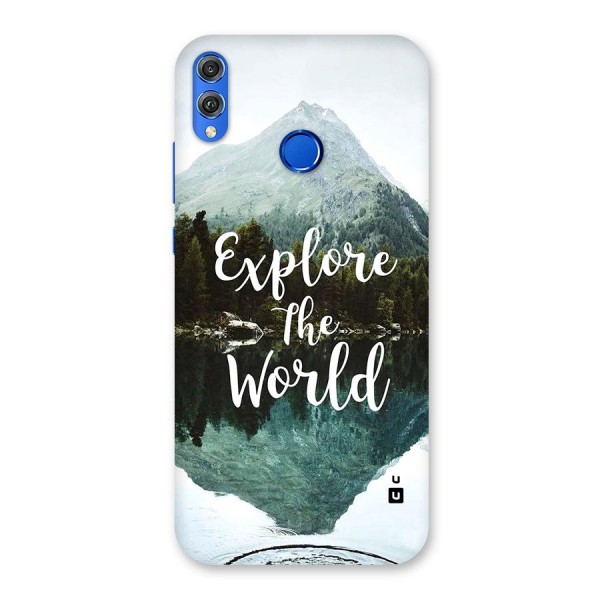 Explore The World Back Case for Honor 8X