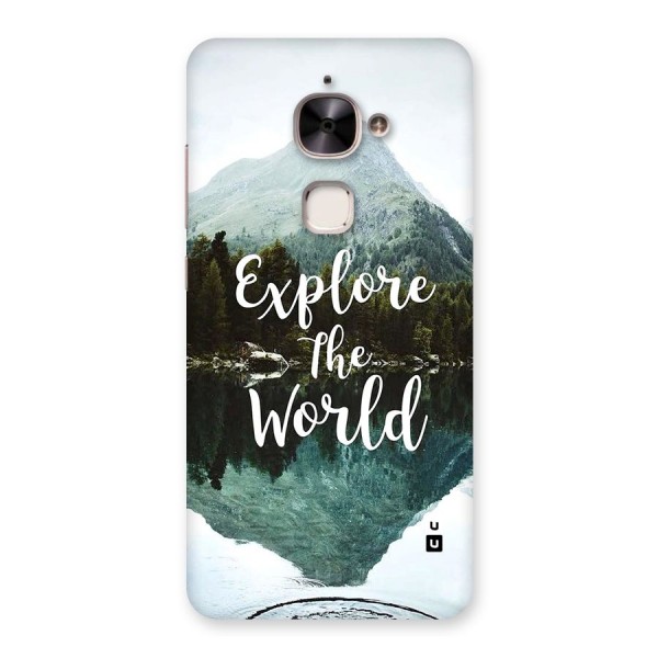 Explore The World Back Case for Le 2
