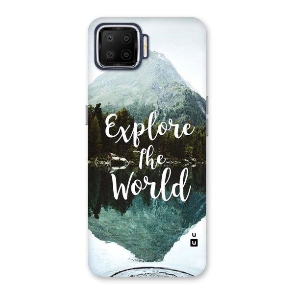 Explore The World Back Case for Oppo F17