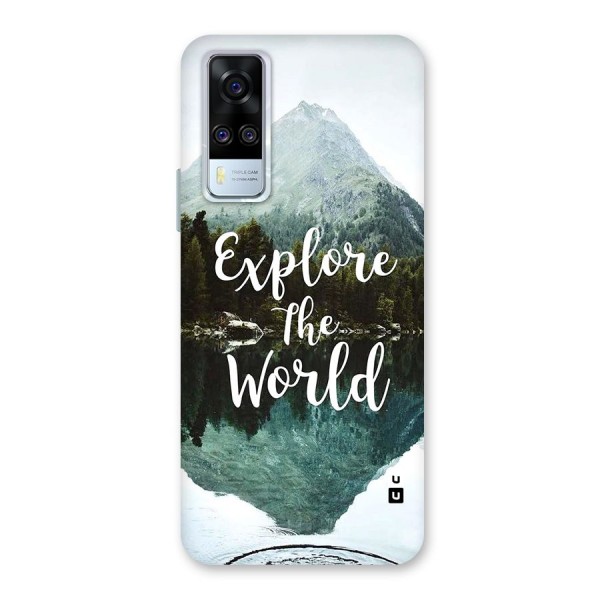 Explore The World Glass Back Case for Vivo Y51