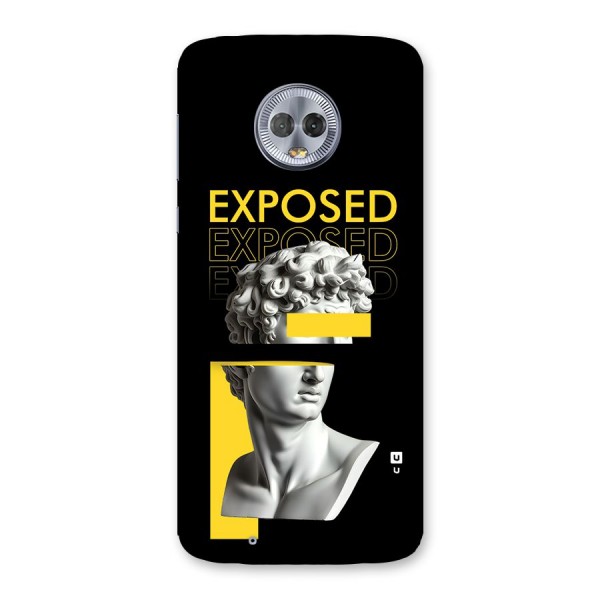 Exposed Sculpture Back Case for Moto G6