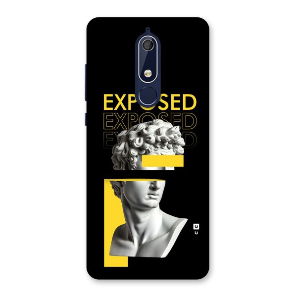 Exposed Sculpture Back Case for Nokia 5.1