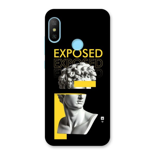 Exposed Sculpture Back Case for Redmi 6 Pro