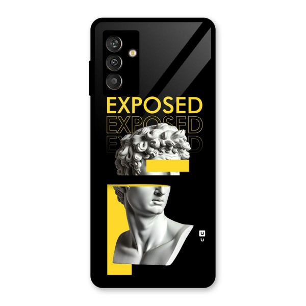 Exposed Sculpture Glass Back Case for Galaxy M13