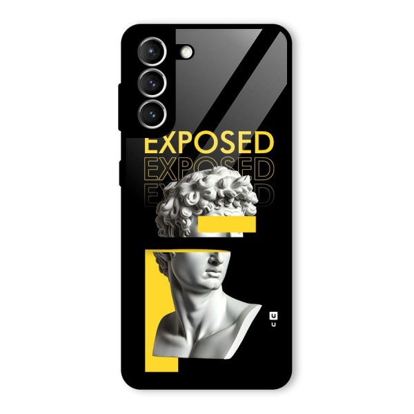 Exposed Sculpture Glass Back Case for Galaxy S21 5G