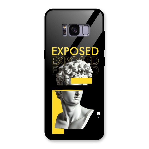 Exposed Sculpture Glass Back Case for Galaxy S8