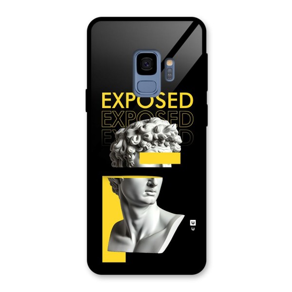 Exposed Sculpture Glass Back Case for Galaxy S9