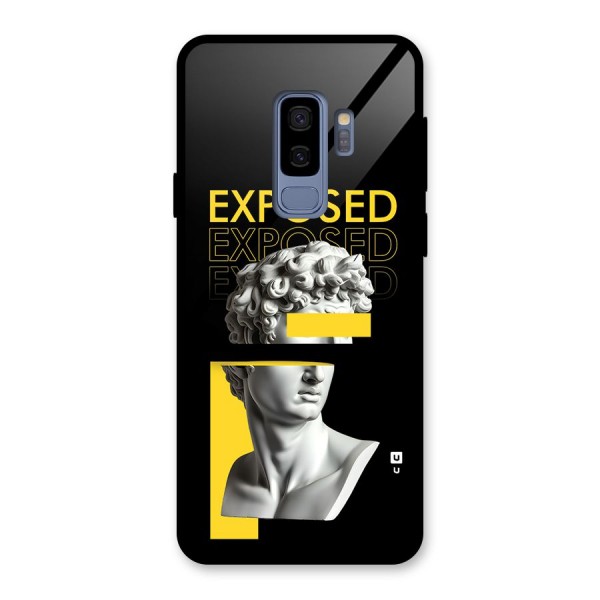 Exposed Sculpture Glass Back Case for Galaxy S9 Plus