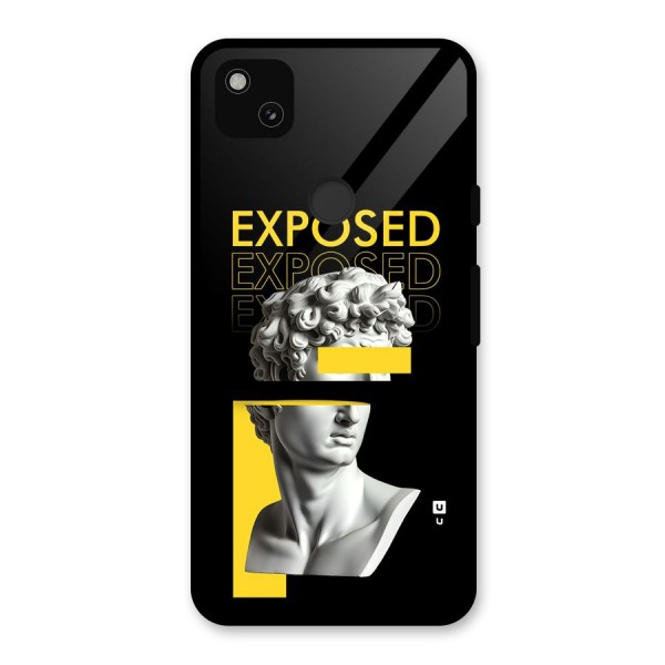 Exposed Sculpture Glass Back Case for Google Pixel 4a
