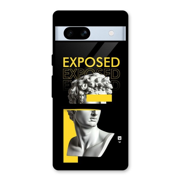 Exposed Sculpture Glass Back Case for Google Pixel 7a