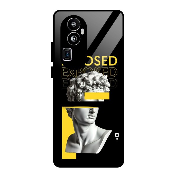 Exposed Sculpture Glass Back Case for Oppo Reno10 Pro Plus