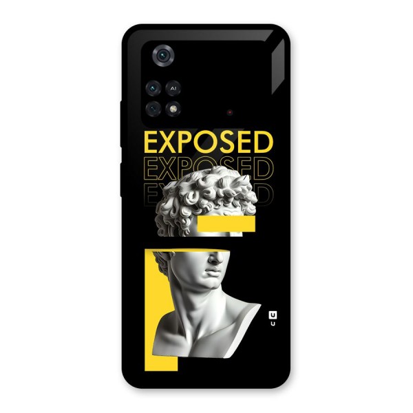 Exposed Sculpture Glass Back Case for Poco M4 Pro 4G