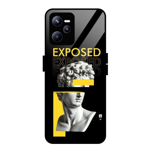 Exposed Sculpture Glass Back Case for Realme C35