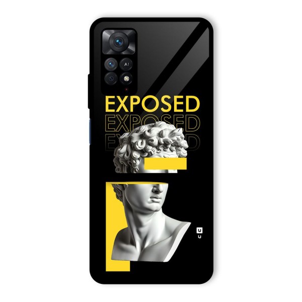 Exposed Sculpture Glass Back Case for Redmi Note 11 Pro