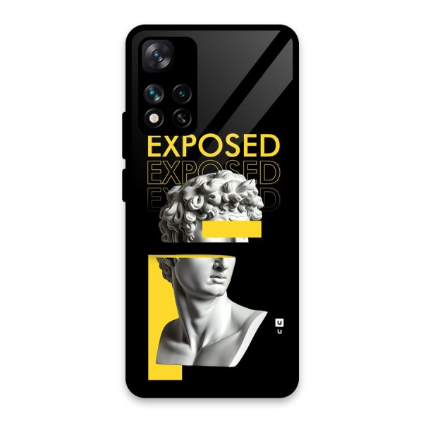 Exposed Sculpture Glass Back Case for Xiaomi 11i 5G