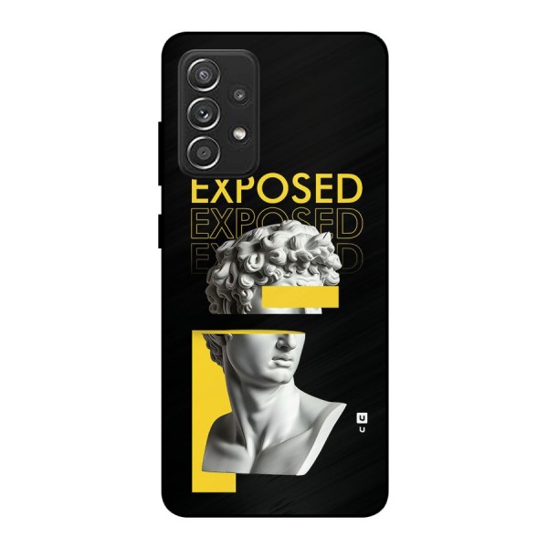 Exposed Sculpture Metal Back Case for Galaxy A52