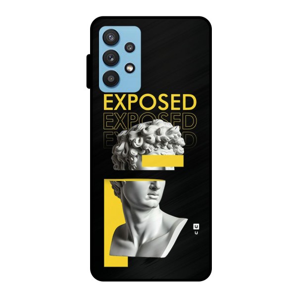 Exposed Sculpture Metal Back Case for Galaxy M32 5G