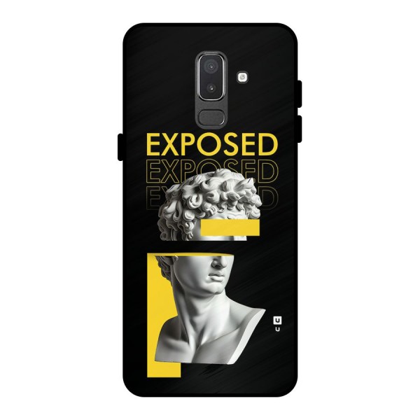 Exposed Sculpture Metal Back Case for Galaxy On8 (2018)